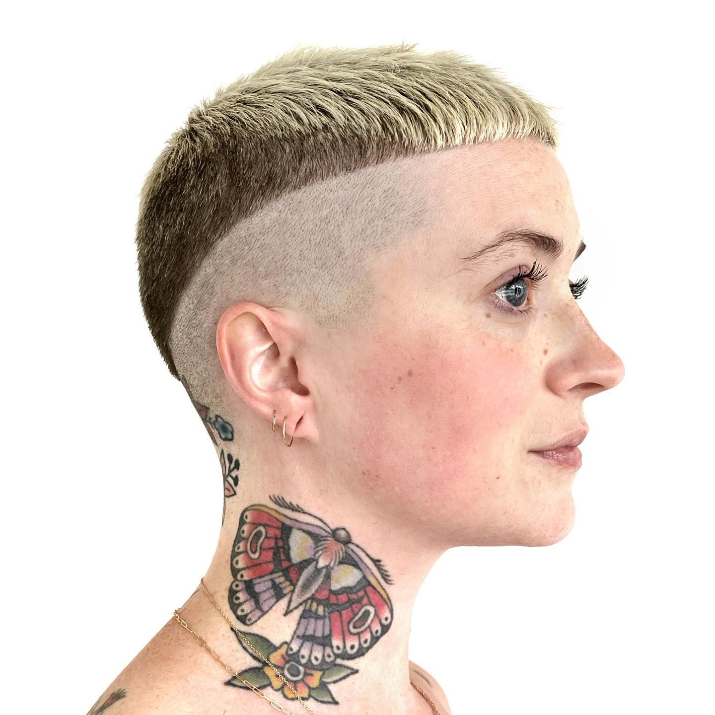 Accurate Shaved Buzz Cut for Women