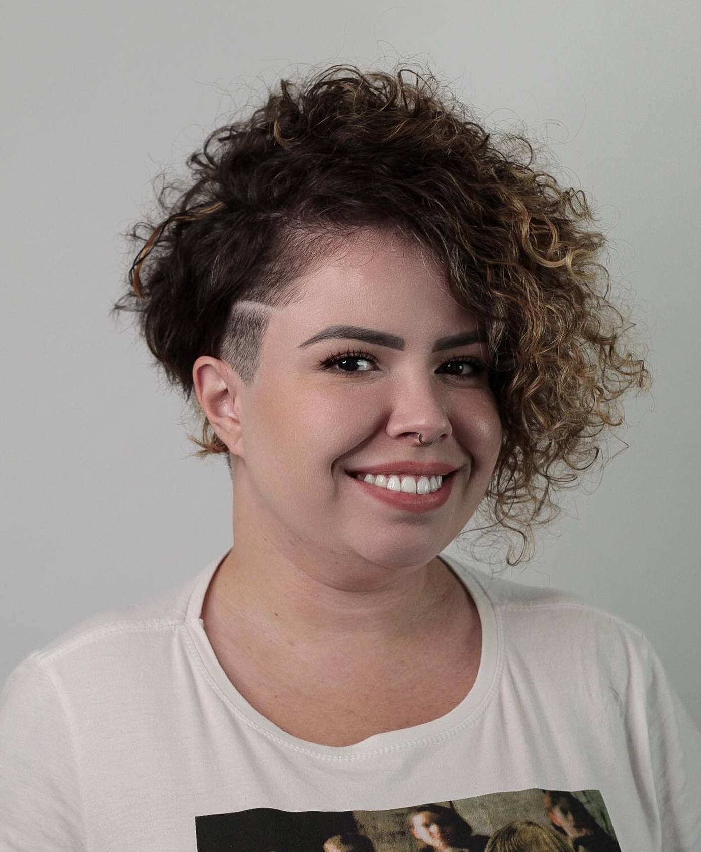 Asymmetrical Natural Undercut Bob for Chubby Faces