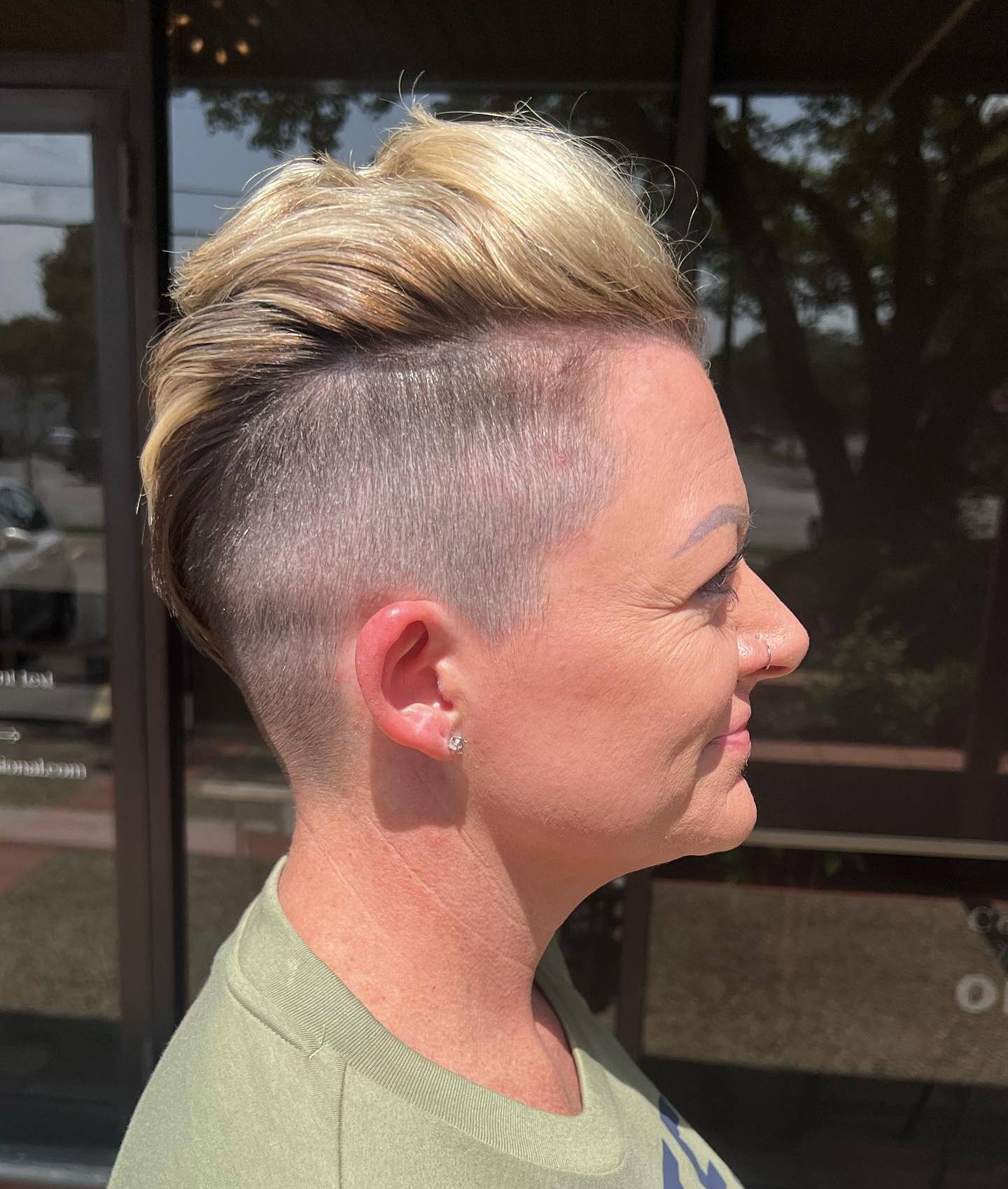 Undercut Mohawk for Straight Hair